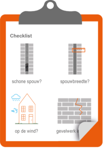 checklist spouwmuurisolatie
